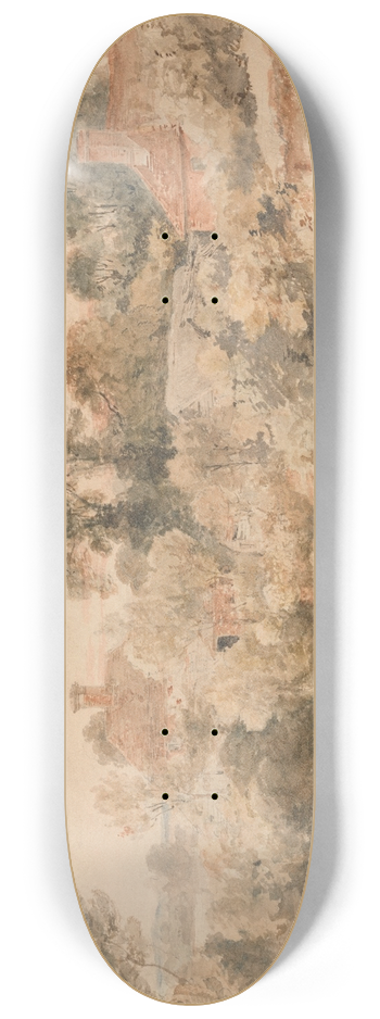 Henry Edridge - Great Bookham, Surrey 8.25 inch art skate deck