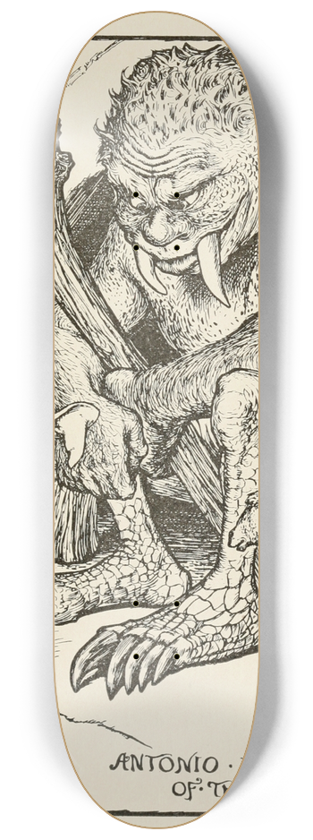 Henry Justice Ford - Antonio is not afraid of the Ogre 8.25 inch art skate deck