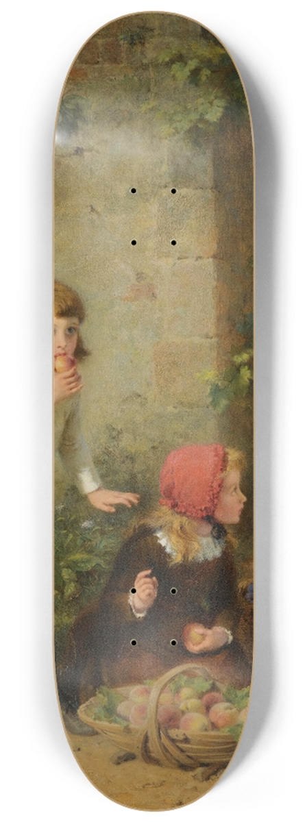 George Bernard O'Neill - Stolen Fruit Is The Sweetest 8.25 inch art skate deck