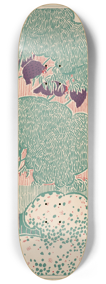 Henry McCarter - The green tree library 8.25 inch art skate deck