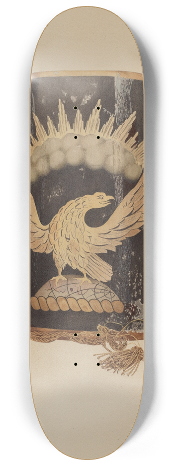 Henry Murphy - Firemans Hat Shield 8.25 inch art skate deck