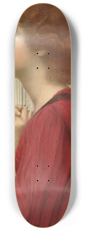 Henry Ryland - The guarded flame 8.25 inch art skate deck