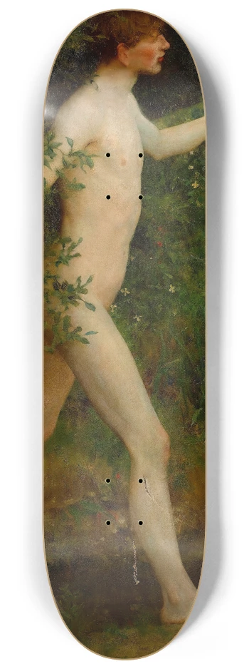 Henry Scott Tuke - A Woodland Bather 8.25 inch art skate deck
