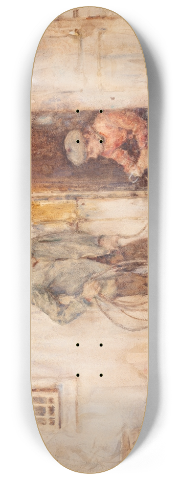 Henry Scott Tuke - The cooks galley 8.25 inch art skate deck