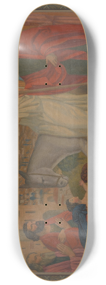 Henry Siddons Mowbray - Entry Into Jerusalem 8.25 inch art skate deck