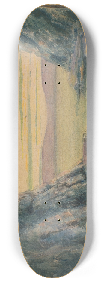 Herbert Crowley - A Seaside Cave 8.25 inch art skate deck