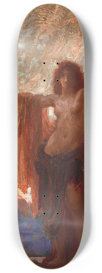 Herbert James Draper - The Gates Of Dawn 8.25 inch art skate deck