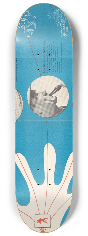 Hercules Incorporated - Cellulosics for Durability 8.25 inch art skate deck