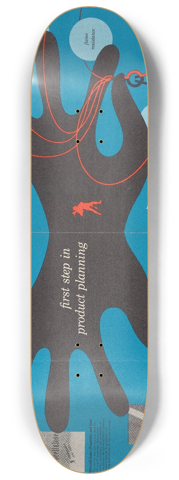 Hercules Incorporated - First step in product planning 8.25 inch art skate deck