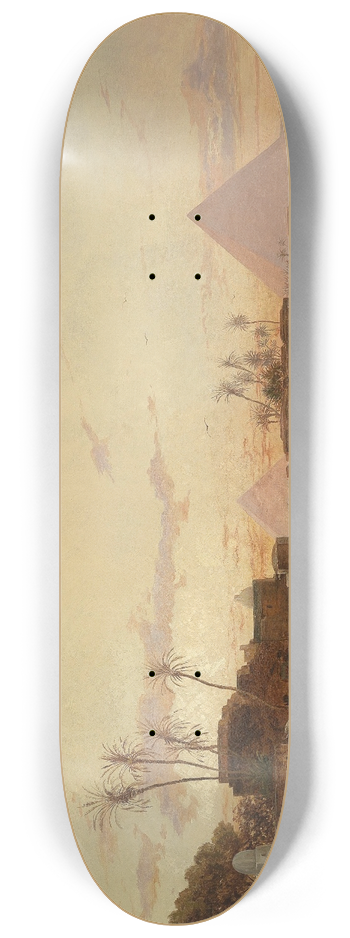 Hermann David Salomon Corrodi - Am Nilufer 8.25 inch art skate deck