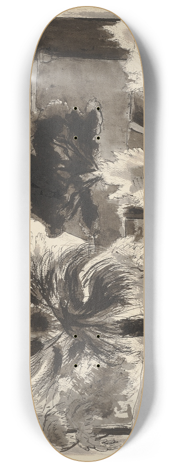 Hermann Lismann - Collioure 8.25 inch art skate deck