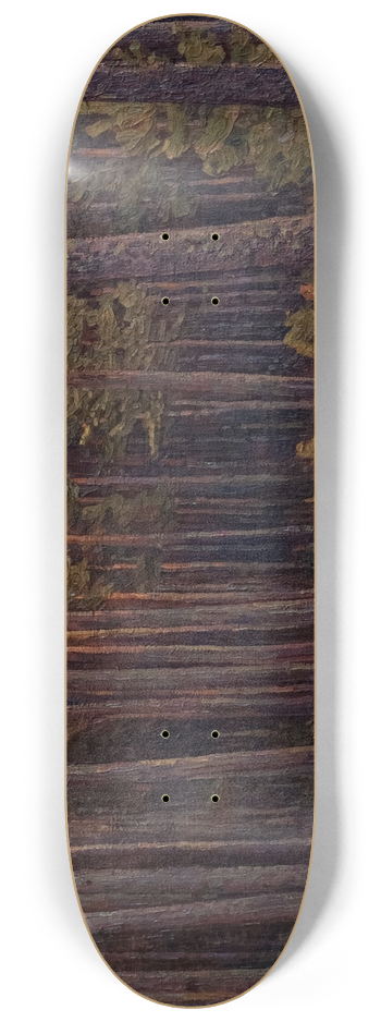 Herman Norrman - Interior of a Coniferous Forest 8.25 inch art skate deck