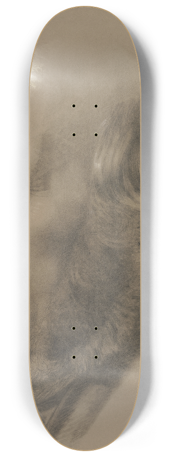 Hermann Pistor - Bildnis eines Mannes im Profil nach links 8.25 inch art skate deck