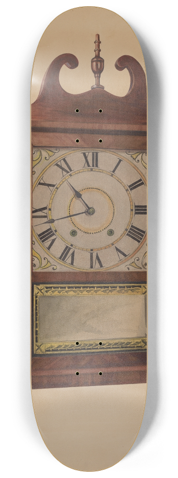 Herman O. Stroh - Eli Terry Clock 8.25 inch art skate deck