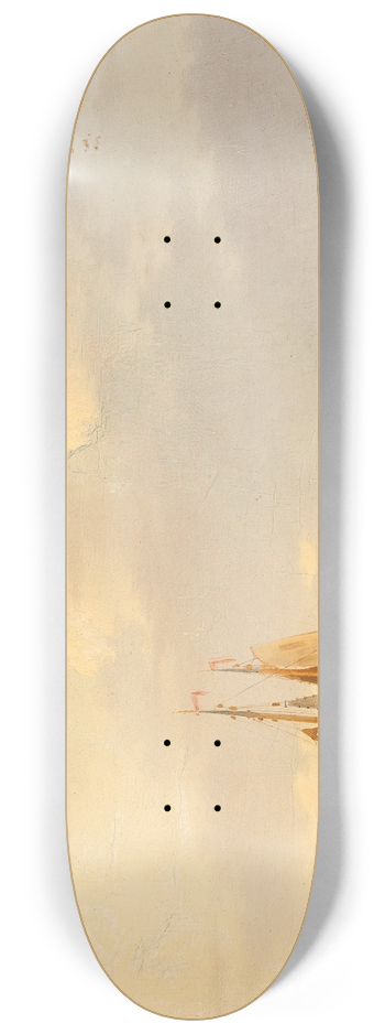 Hermanus Koekkoek - Navigating in calm waters 8.25 inch art skate deck