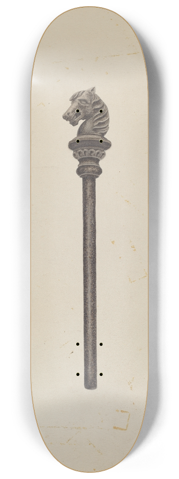 Hilda Olson - Horse Head Hitching Post 8.25 inch art skate deck