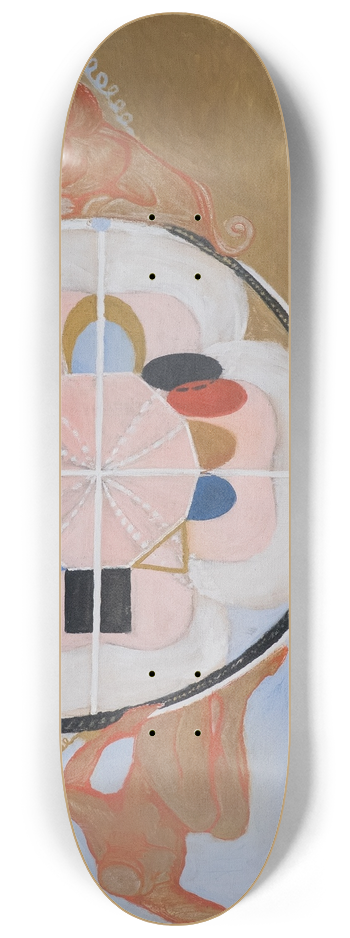 Hilma af Klint - Evolution, No. 13, Group VI 8.25 inch art skate deck