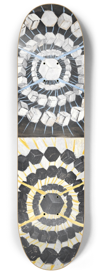 Hilma af Klint - Group IX,SUW No. 8, The Swan, No. 8 8.25 inch art skate deck