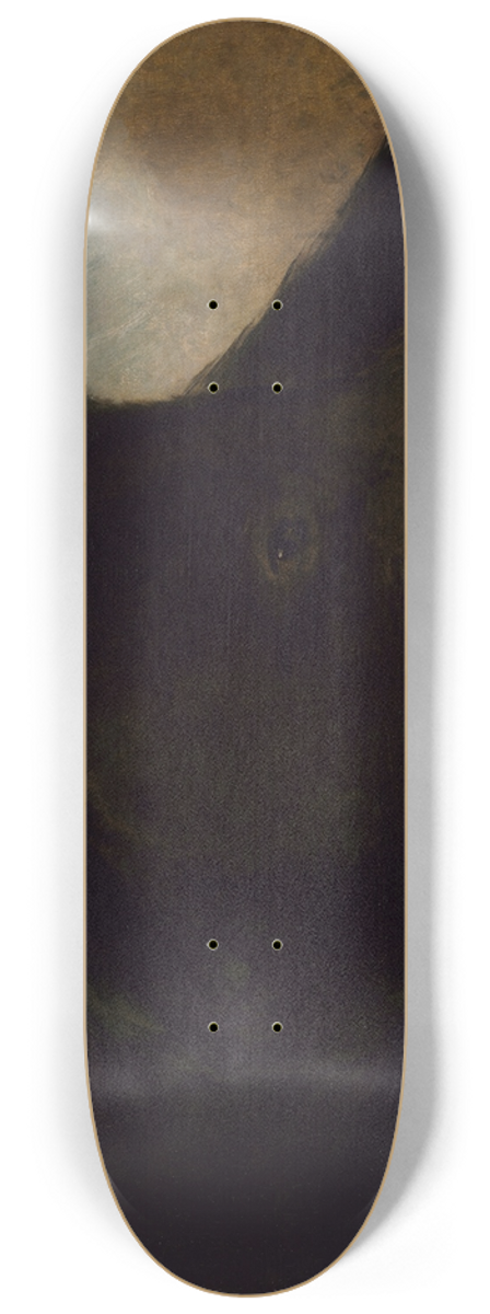 George Catlin - Portraits of a Grizzly Bear and Mouse, Life Size 8.25 inch art skate deck