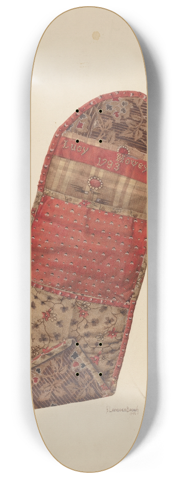 H. Langden Brown - Needle Case 8.25 inch art skate deck