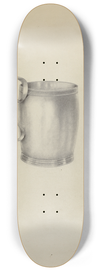 Holger Hansen - Silver Mug 8.25 inch art skate deck