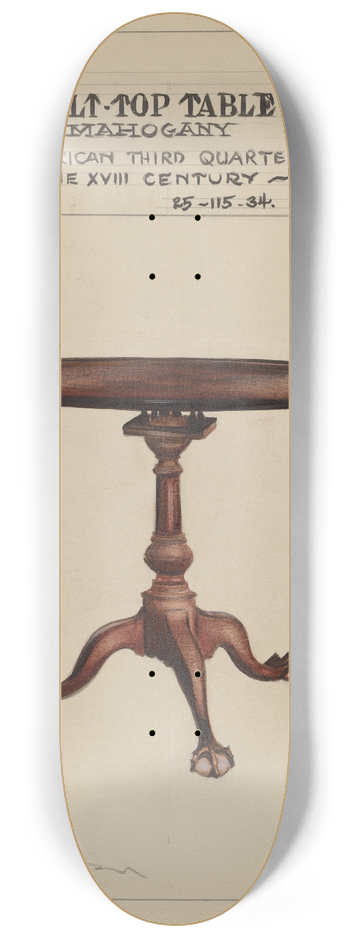 Holger Hansen - Tilt-top Table 8.25 inch art skate deck