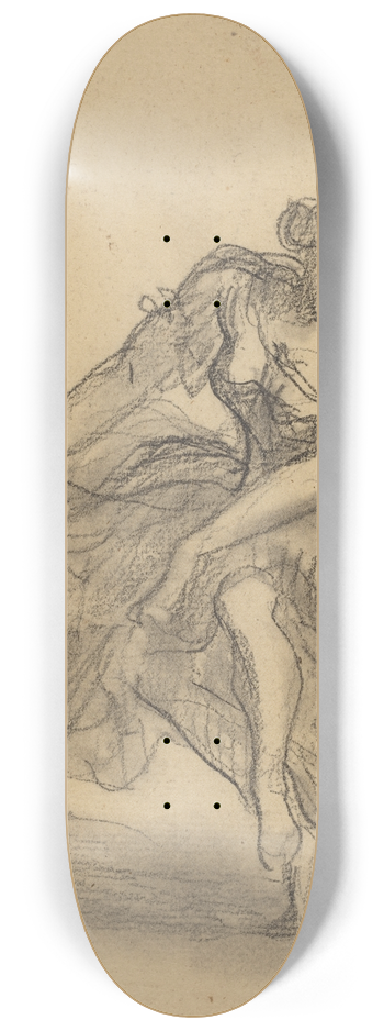 Honor Daumier - Dancer 8.25 inch art skate deck