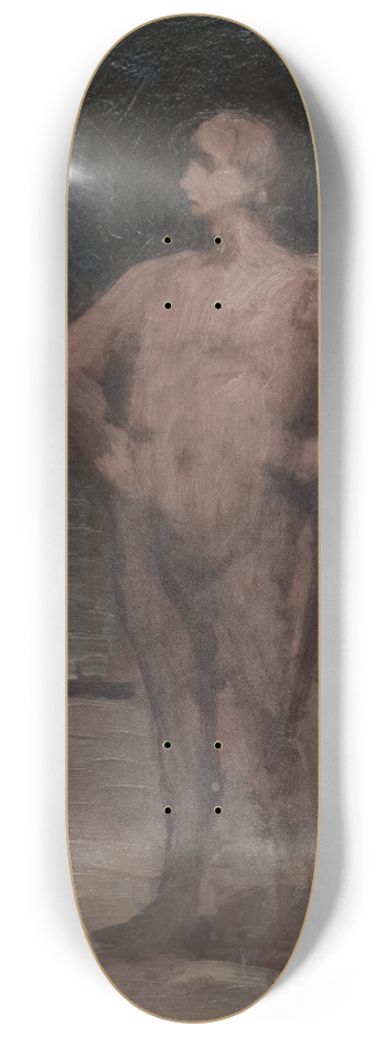 Honor Daumier - The Wrestler 8.25 inch art skate deck