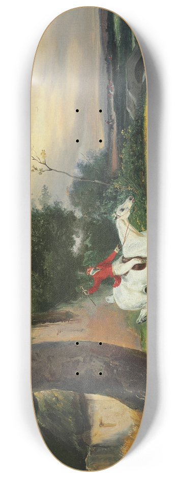 Horace Vernet - Over the Fence 8.25 inch art skate deck