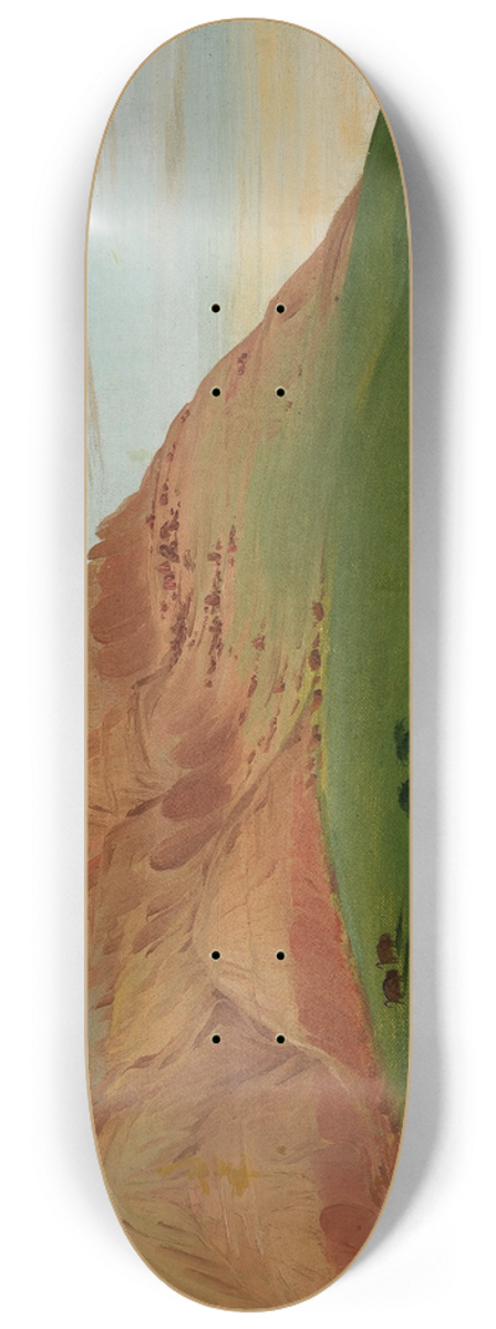 George Catlin - View In The Grand Detour, 1900 Miles Above St. Louis 8.25 inch art skate deck