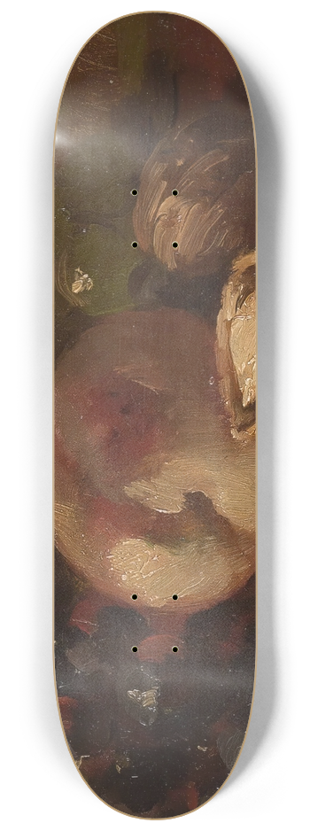 Hubert Bellis - Fruit still life 8.25 inch art skate deck
