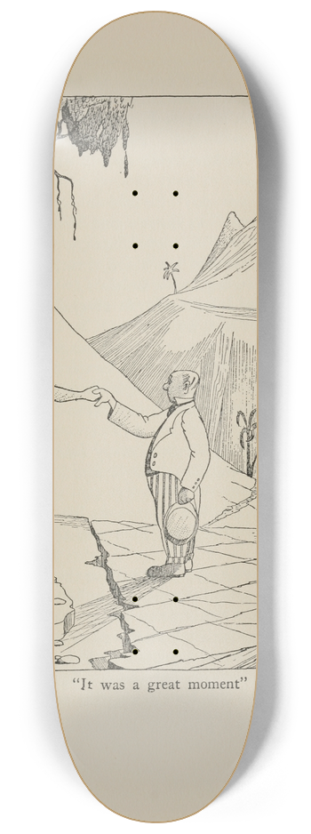 Hugh Lofting - It was a great moment 8.25 inch art skate deck