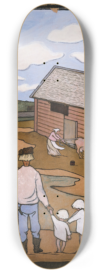 Hugo Simberg - Spring Feeling 8.25 inch art skate deck