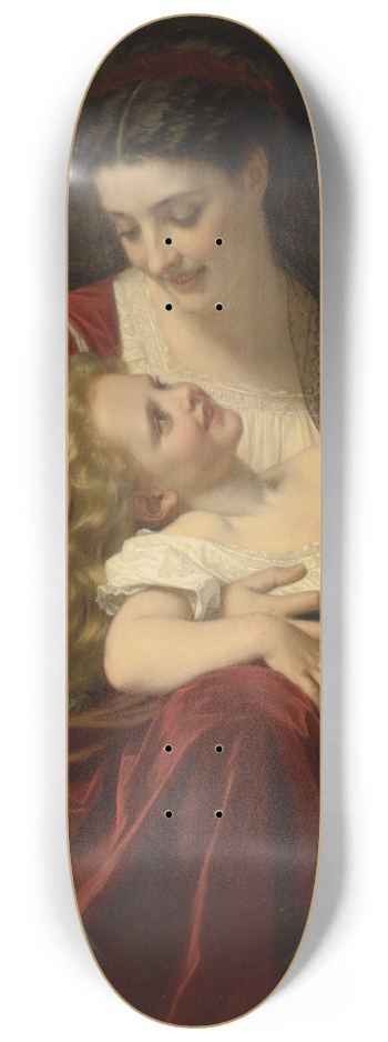 Hugues Merle - Maternal Affection 8.25 inch art skate deck