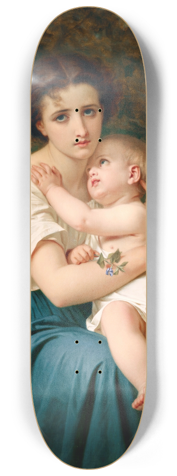 Hugues Merle - Thoughts of the Future 8.25 inch art skate deck