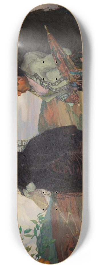 Ignacio Zuloaga - La gitana 8.25 inch art skate deck