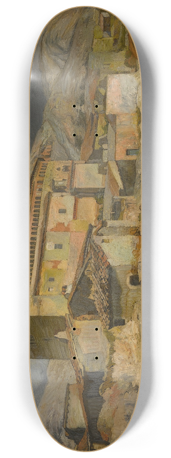 Ignacio Zuloaga - La Iglesia DeMaluenda 8.25 inch art skate deck