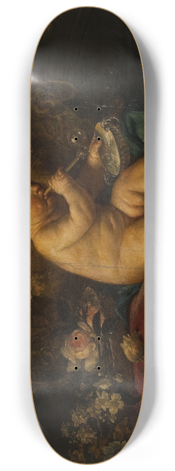 Ignazio Stern - Boy Blowing Soap Bubbles 8.25 inch art skate deck