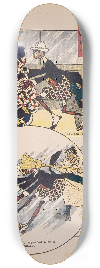 Ike Morgan - The Woggle-Bug book Pl.10 8.25 inch art skate deck