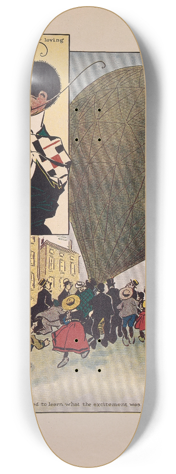 Ike Morgan - The Woggle-Bug book Pl.11 8.25 inch art skate deck