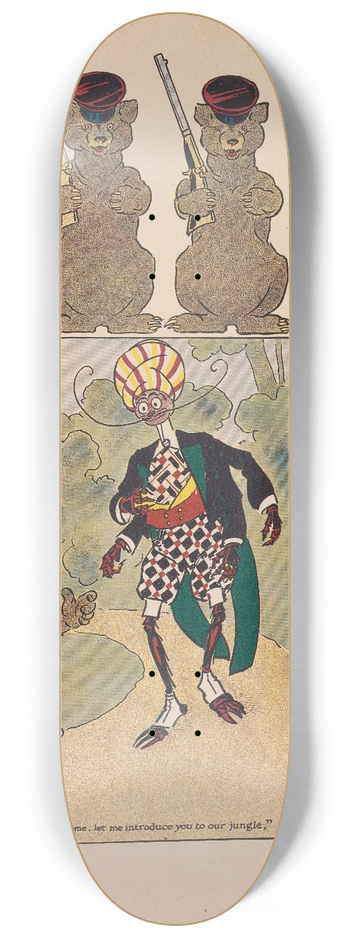 Ike Morgan - The Woggle-Bug book Pl.17 8.25 inch art skate deck