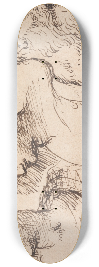 Inigo Jones - Five Classical Heads 8.25 inch art skate deck