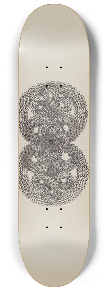 Irene Lawson - Brooch 8.25 inch art skate deck