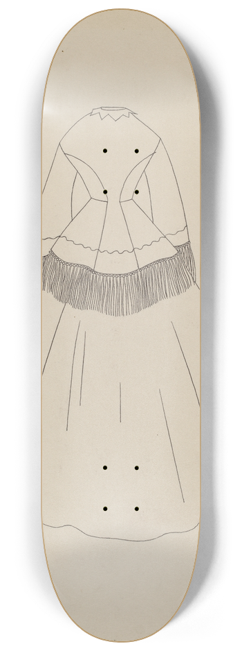 Irene Lawson - Dress Pattern 8.25 inch art skate deck