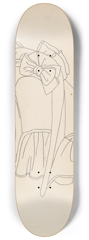 Irene Lawson - Hat 8.25 inch art skate deck