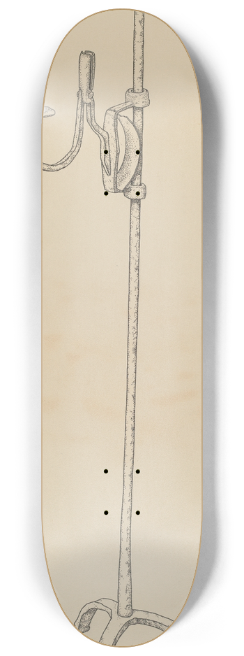 Irene Lawson - Rush and Candle Stand 8.25 inch art skate deck