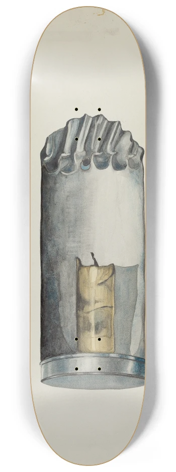 Irene M. Burge - Candle Holder 8.25 inch art skate deck