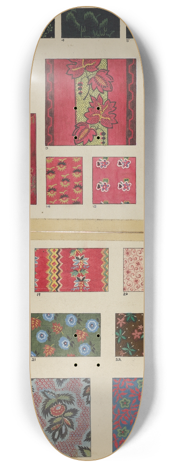 Irene Schaefer - Patchwork and Applique Quilt 8.25 inch art skate deck
