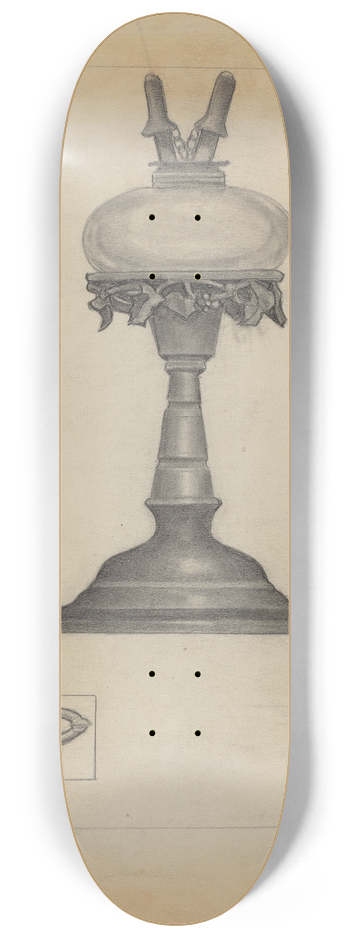 Irving D. Genin - Lamp 8.25 inch art skate deck