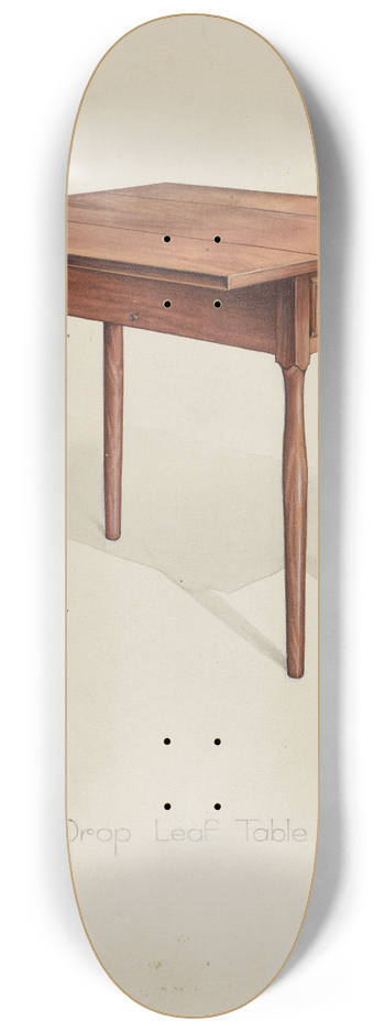 Irving I. Smith - Shaker Drop-leaf Table 8.25 inch art skate deck